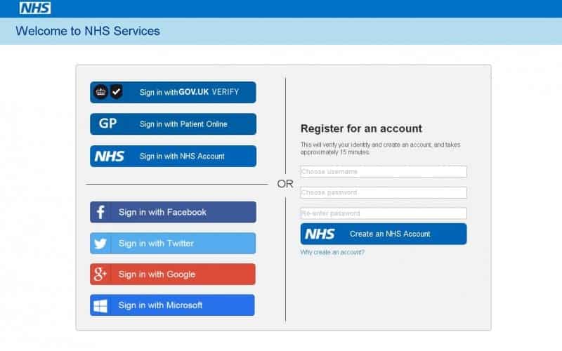 Verify (and Facebook) tested for NHS online identity service