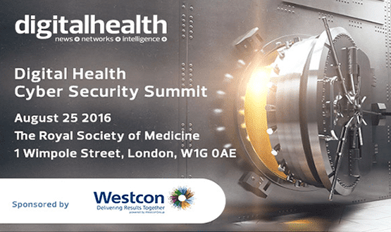 First Digital Health Cyber Security Summit this month