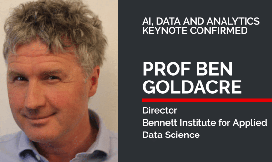 Prof Ben Goldacre to be Rewired 2023 keynote